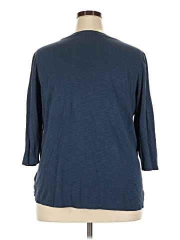 KIRKLAND Signature 3/4 Sleeve T-Shirt (view 2)
