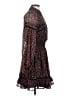 Topshop 100% Polyester Floral Black Cocktail Dress Size 2 - photo 4