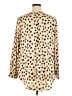 The Limited Polka Dots Gold Long Sleeve Blouse Size 1X - photo 2