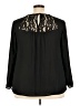 DR2 100% Polyester Black 3/4 Sleeve Blouse Size XXL (estimated) - photo 2