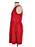 Everly Solid Red Casual Dress Size L - photo 5
