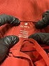 Apana Solid Red Casual Pants Size L - photo 4