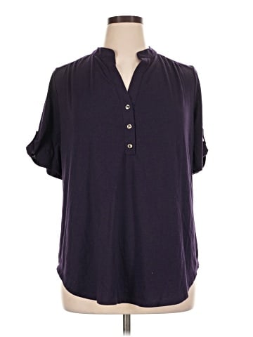 Perseption Concept Short Sleeve Blouse (view 1)