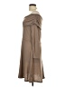 Maurices Solid Brown Tan Casual Dress Size L - photo 5