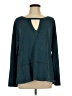 milla 100% Polyester Solid Teal Pullover Sweater Size L - photo 1