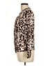 Tahari Animal Print Brown Long Sleeve Blouse Size L - photo 5
