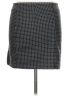 Forever 21 Houndstooth Gray Casual Skirt Size L - photo 2