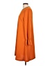 L.K. Bennett 100% Polyester Solid Orange Casual Dress Size 10 - photo 5