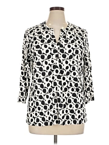 Chico's 3/4 Sleeve T-Shirt (view 1)
