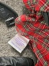 Rachel Riley 100% Cotton Houndstooth Red Long Sleeve Button-Down Shirt Size 6 - photo 4