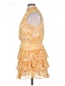 1.State 100% Polyester Yellow Cocktail Dress Size XL - photo 5