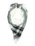 Assorted Brands Checkered-gingham Gray Scarf One size - photo 1