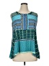 Skye's The Limit Teal Sleeveless Blouse Size XL - photo 1