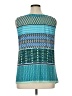 Skye's The Limit Teal Sleeveless Blouse Size XL - photo 2