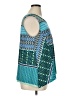 Skye's The Limit Teal Sleeveless Blouse Size XL - photo 4