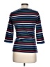 Weekend Stripes Blue 3/4 Sleeve T-Shirt Size 12 - photo 2