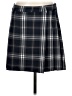 MNG Plaid Blue Casual Skirt Size M - photo 1