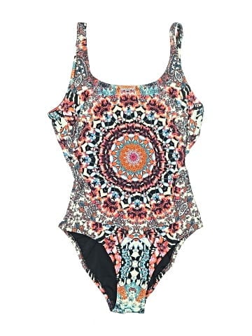 Red Carter One Piece Swimsuit (view 1)