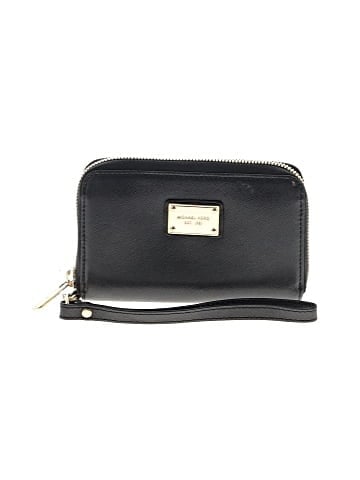 MICHAEL Michael Kors Leather Wristlet (view 1)