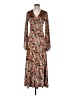 ROTATE Floral Brown Casual Dress Size 4 - photo 1