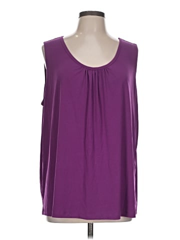 Susan Graver Sleeveless T-Shirt (view 1)