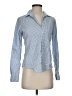 Frank & Eileen 100% Cotton Checkered-gingham Blue Long Sleeve Button-Down Shirt Size XS - photo 1