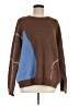 OAK + FORT Color Block Brown Pullover Sweater Size M - photo 1