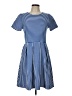 Draper James Stripes Blue Casual Dress Size L - photo 1