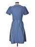 Draper James Stripes Blue Casual Dress Size L - photo 2