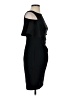 Eliza J Solid Black Cocktail Dress Size 2 (petite) - photo 4