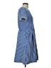 Draper James Stripes Blue Casual Dress Size L - photo 4