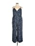Gilli Animal Print Blue Jumpsuit Size 2X - photo 1