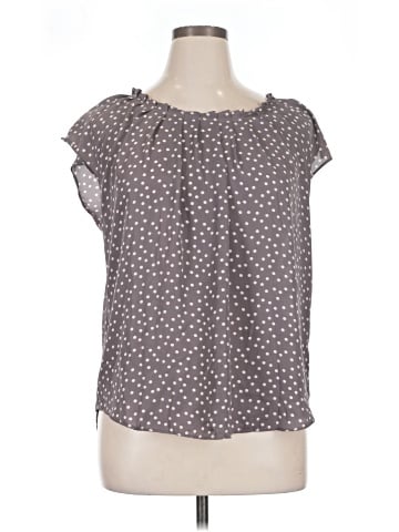 LC Lauren Conrad Short Sleeve Blouse (view 1)