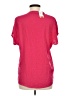Pure Navy 100% Rayon Pink Short Sleeve Blouse Size M - photo 2