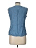 Old Navy 100% Rayon Blue Sleeveless Blouse Size L - photo 2