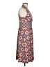 Wisp Paisley Orange Casual Dress Size 6 - photo 4