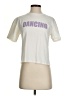 Sandro 100% Polyloom Ivory Short Sleeve T-Shirt Size XS (estimated) - photo 1