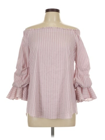 White House Black Market 3/4 Sleeve Blouse (view 1)