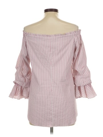 White House Black Market 3/4 Sleeve Blouse (view 2)