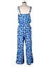 Heartloom 100% Polyester Hearts Blue Jumpsuit Size M - photo 2