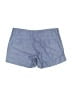 Aqua 100% Cotton Chevron-herringbone Blue Shorts Size XS - photo 2