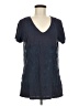 Soft Surroundings Blue Short Sleeve Top Size M - photo 1