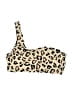 Chelsea28 Animal Print Tan Swimsuit Top Size M - photo 1