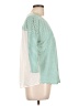 Freebird Green Teal 3/4 Sleeve Top Size L - photo 4