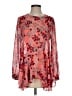 CeCe 100% Polyester Red 3/4 Sleeve Blouse Size S - photo 1