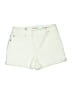 J.Crew Solid Ivory White Denim Shorts Size 25 waist - photo 1