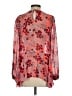 CeCe 100% Polyester Red 3/4 Sleeve Blouse Size S - photo 2