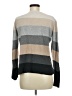 Croft & Barrow 100% Cotton Stripes Gray Pullover Sweater Size M - photo 2