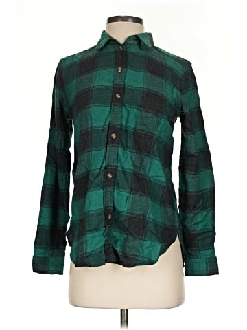 American Eagle Outfitters Long Sleeve Button-Down Shirt (view 1)