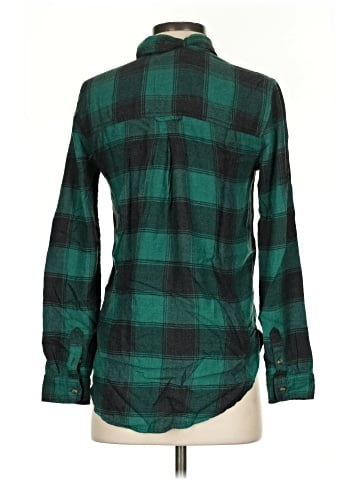 American Eagle Outfitters Long Sleeve Button-Down Shirt (view 2)
